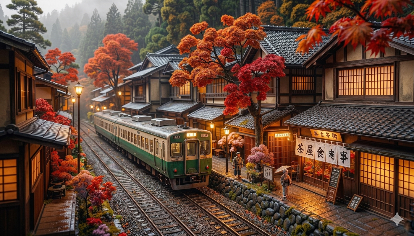 Japonské modelářství: dioráma jako umění zachyceného okamžiku