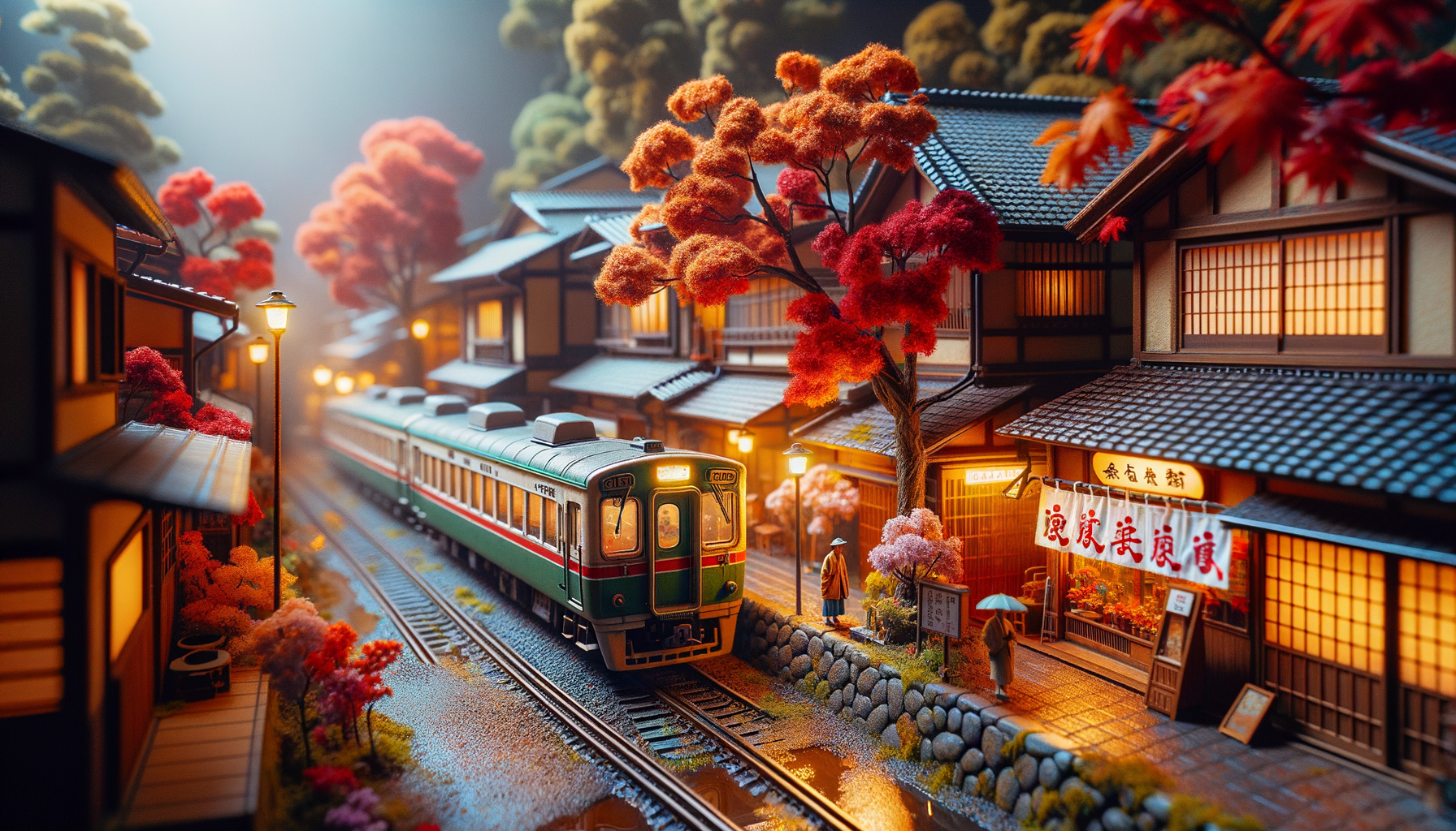 Japonské modelářství: krajina důrazu na detail a dioráma jako umění