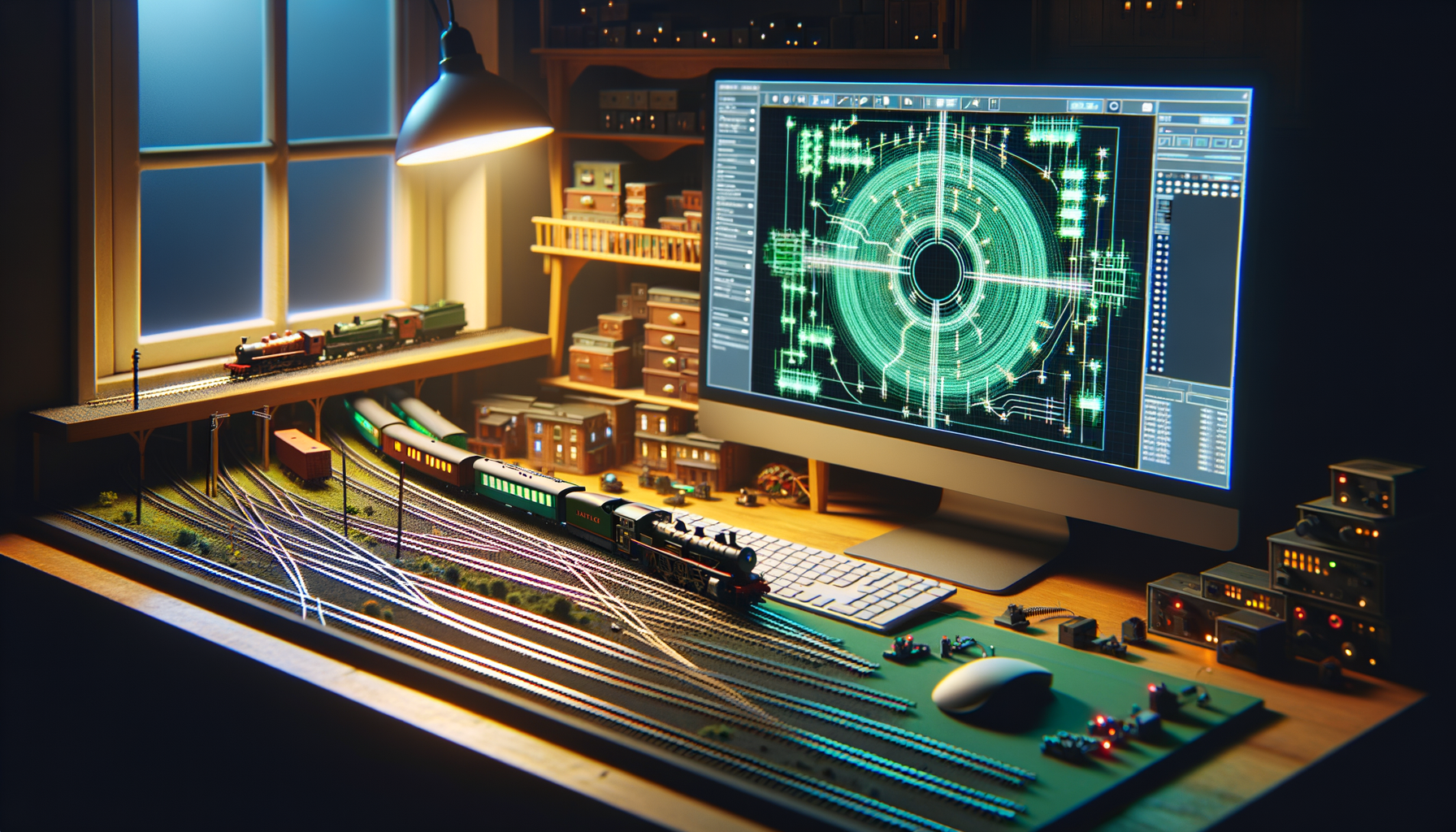 Automatický provoz s Rocrailem: vlaky jezdí samy