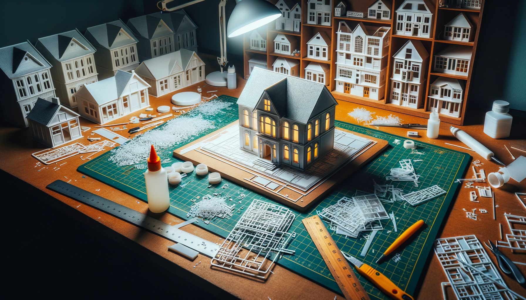 Budovy z kartonu a styrénu: stavte si vlastní domy od nuly