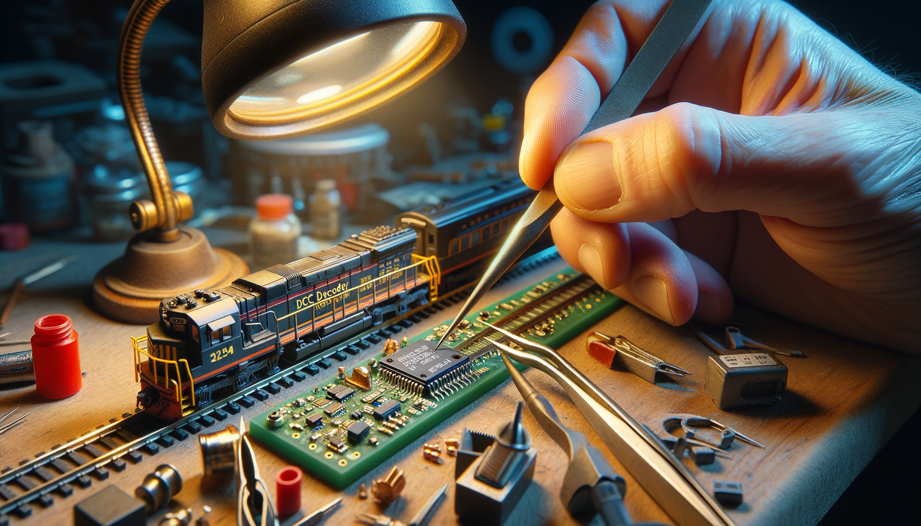 Instalace DCC dekodéru do Tillig V180 — krok za krokem